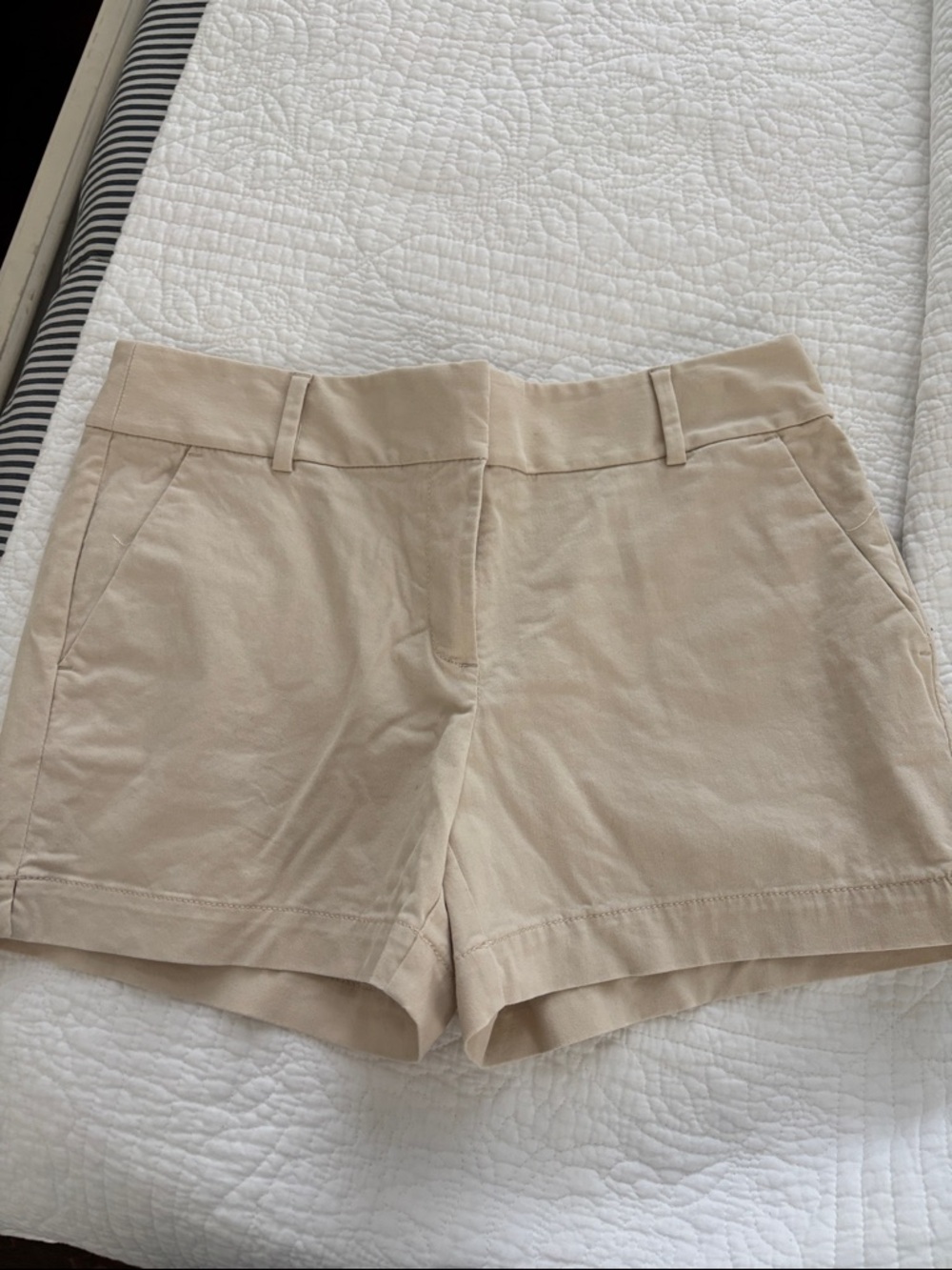 LOFT Women's Light Beige Tailored Shorts